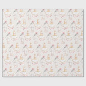 Eenvoudig paaspaaspapier voor bundels cadeaupapier (Vlak)