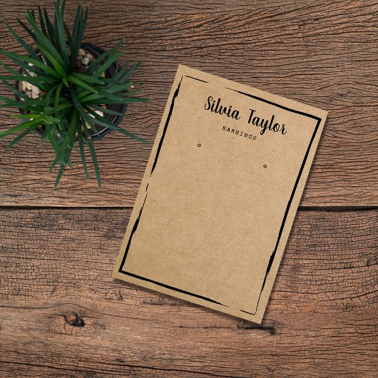 eenvoudig papier Verdien lijst beeldscherm toevoeg Visitekaartje