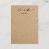 Eenvoudig papier Verouderd Ketting Visitekaartje (Voorkant)