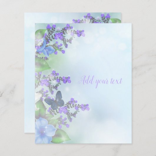 Eenvoudig papier voor bakkerij (Voorkant / Achterkant)