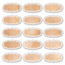 Eenvoudig  papier voor handmatige keukenetiketten