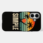 Eenvoudig paradijs | iPhone 16 Hoesje (Achterkant (horizontaal))