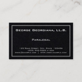 Eenvoudig paralegaal Visitekaartje