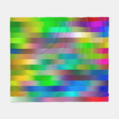 eenvoudig parallel verticaal lijnpatroon | ABSTRAC Fleece Deken (Voorkant (Horizontaal))