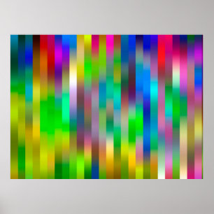 eenvoudig parallel verticaal lijnpatroon   ABSTRAC Poster