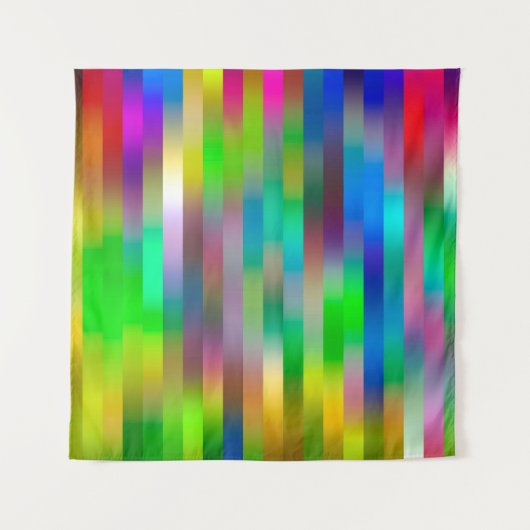 eenvoudig parallel verticaal lijnpatroon | ABSTRAC Wandkleed (Voorkant)