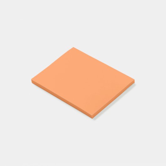 Eenvoudig pasta-Sinaasappel Post-it® Notes (Schuin)