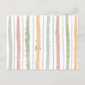 Eenvoudig Pastel Oh Baby Virtual Baby shower Aankondigingskaart (Achterkant)