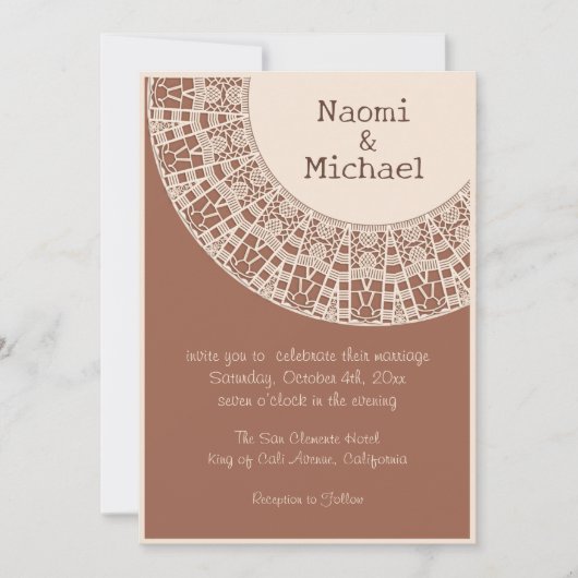 Eenvoudig pastel Terracotta met laksheid Kaart (Voorkant)