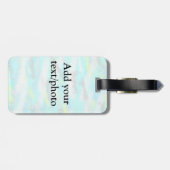 Eenvoudig pastelglitterkleurig voeg jouw tekst fot bagagelabel (Achterkant horizontaal)