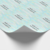 Eenvoudig pastelglitterkleurig voeg jouw tekst fot cadeaupapier (Hoek)