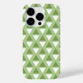 Eenvoudig pastelgroen geometrisch patroon Case-Mate iPhone case (Achterkant)