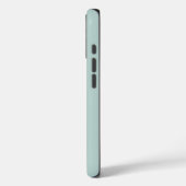Eenvoudig pastelgroen hart met minimale scriptnaam Case-Mate iPhone case (Achterkant / Links)