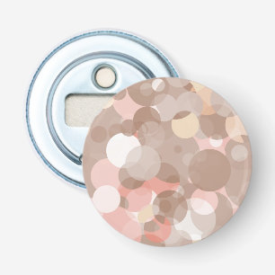 Eenvoudig patroon - cirkels button flesopener