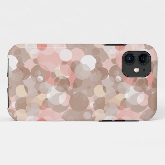 Eenvoudig patroon - cirkels Case-Mate iPhone case (Achterkant (horizontaal))