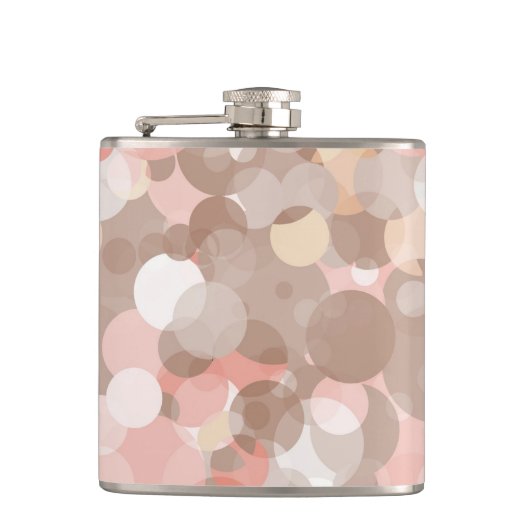 Eenvoudig patroon - cirkels heupfles (Voorkant)