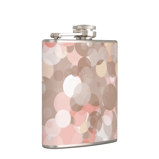 Eenvoudig patroon - cirkels heupfles (Rechts)