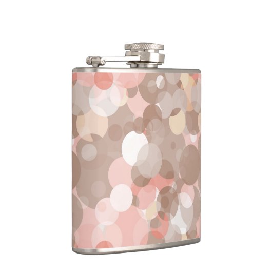 Eenvoudig patroon - cirkels heupfles (Rechts)