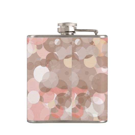 Eenvoudig patroon - cirkels heupfles (Achterkant)