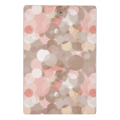 Eenvoudig patroon - cirkels mini klembord (Achterkant)