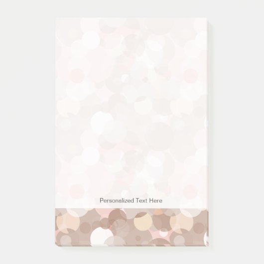 Eenvoudig patroon - cirkels post-it® notes (Voorkant)