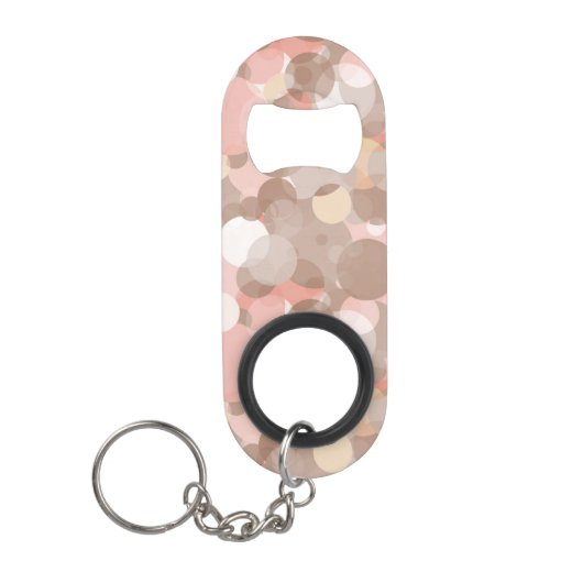 Eenvoudig patroon - cirkels sleutelhanger flessenopener (Voorkant)