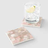 Eenvoudig patroon - cirkels stenen onderzetter (Zijkant)