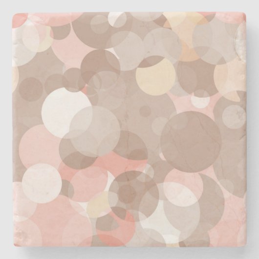 Eenvoudig patroon - cirkels stenen onderzetter (Voorkant)