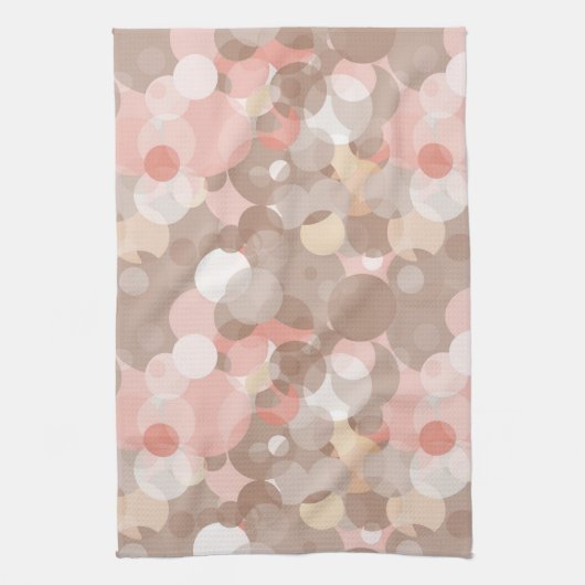 Eenvoudig patroon - cirkels theedoek (Verticaal)