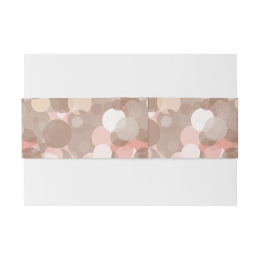 Eenvoudig patroon - cirkels uitnodigingen wikkel (Achterkant Voorbeeld)