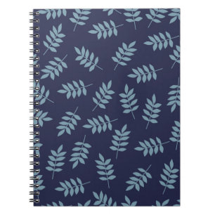 Eenvoudig patroon. Donkerblauwe achtergrond, blau Notitieboek