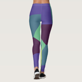 Eenvoudig patroon met mooie kleuren leggings