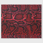 eenvoudig patroon rode slang cadeaupapier (Vlak)