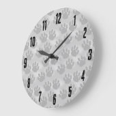 Eenvoudig patroon voor pootafdrukken grote klok (Hoek)