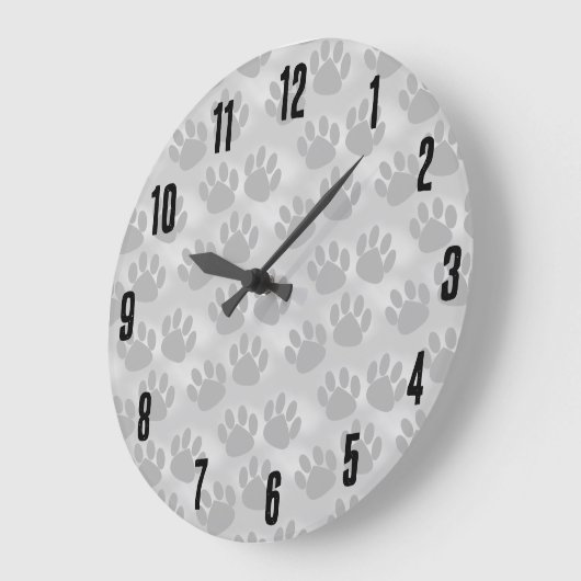 Eenvoudig patroon voor pootafdrukken grote klok (Hoek)