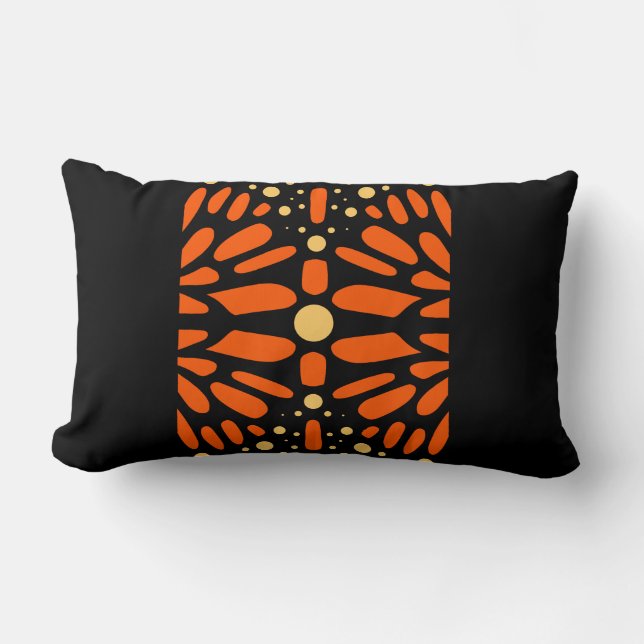 Eenvoudig patroonpatroon met vlinderkunst Deco Ele Kussen (Voorkant)