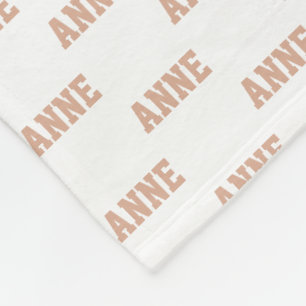 Eenvoudig patroontype voor Roos Fleece Deken