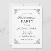 Eenvoudig pensioen vieren kaart (Voorkant)