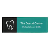 Eenvoudig personeel in tandheelkundig kantoor naambadge (Voorkant)