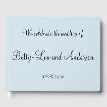 Eenvoudig persoonlijk huwelijksboekje