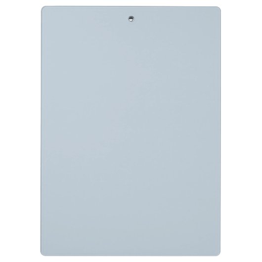 Eenvoudig persoonlijk monogram en naam in blauw klembord (Achterkant)