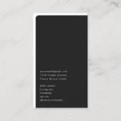 Eenvoudig persoonlijk professioneel QR-codenetwerk Visitekaartje (Achterkant)