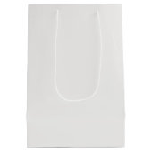 Eenvoudig, persoonlijk Vrijgezellenfeest bedankt Medium Cadeauzakje (Achterkant)