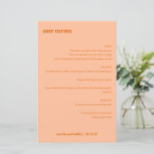 Eenvoudig perzik Sinaasappel Eenvoudig aangepast h (Staand voorkant)