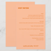 Eenvoudig perzik Sinaasappel Eenvoudig aangepast h (Voorkant / Achterkant)