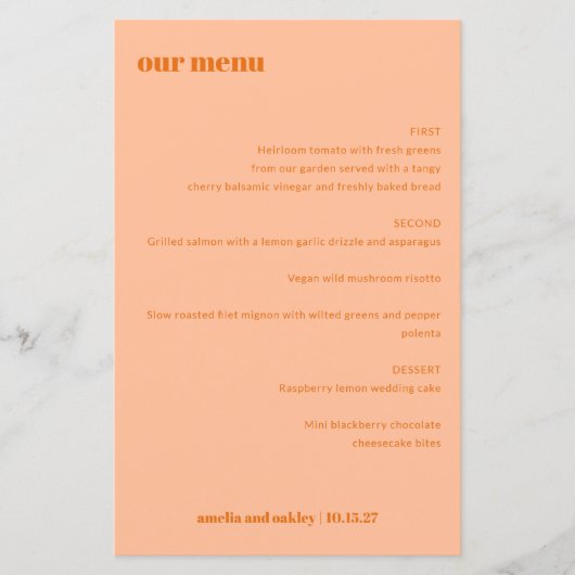 Eenvoudig perzik Sinaasappel Eenvoudig aangepast h (Voorkant)