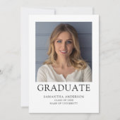 Eenvoudig Photo University Afstuderen Aankondiging (Voorkant)
