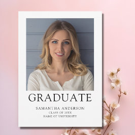 Eenvoudig Photo University Afstuderen Aankondiging