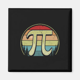 Eenvoudig PI-symbool Nationale PI-Man Vrouwen Wisk Magneet
