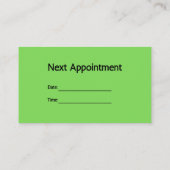 Eenvoudig Plant Visitekaartje (Achterkant)